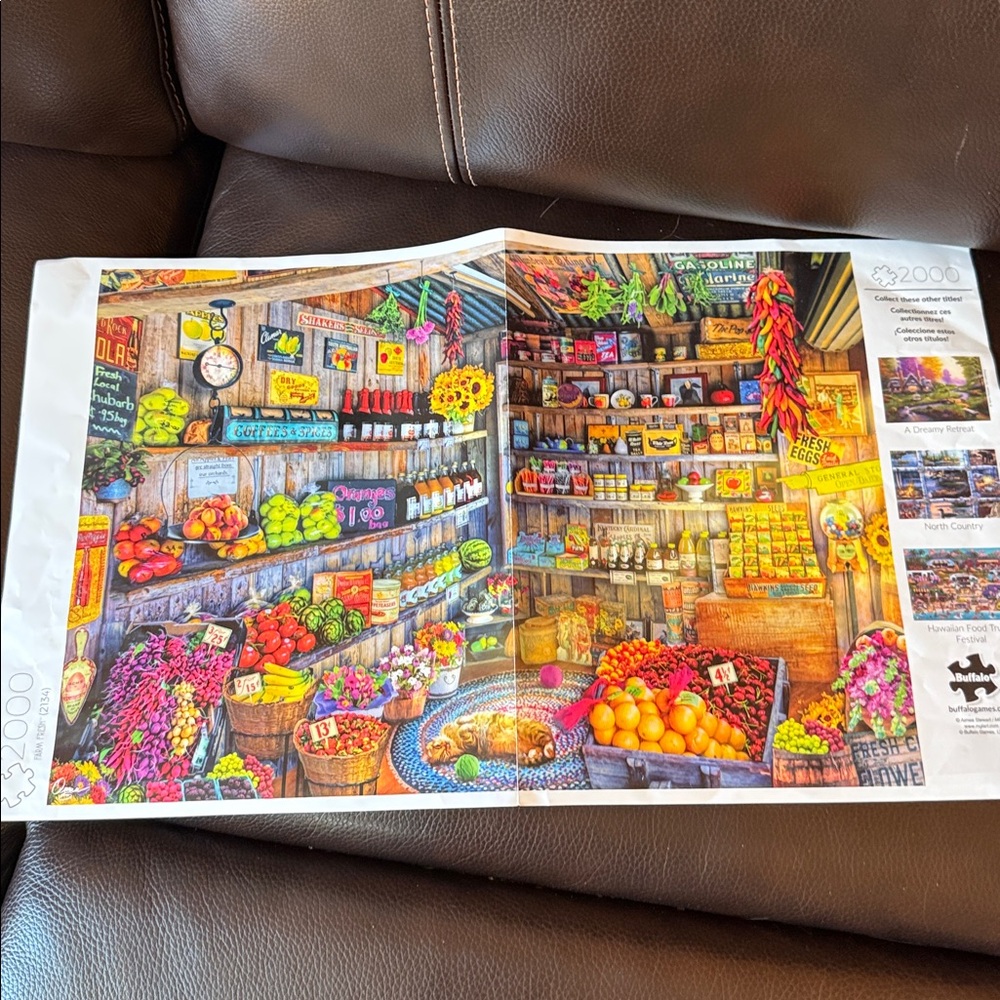 Buffalo Aimee Stewart Farm Fresh Puzzle - 2000 Pieces. Has poster - Picture 4 of 5